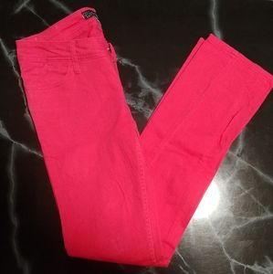 empyre Raven skinny jeans hot pink